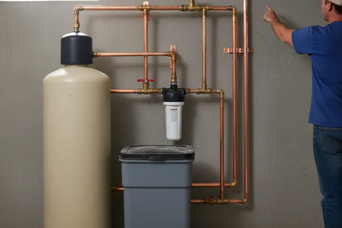 Whole-house water treatment system installed in Warner